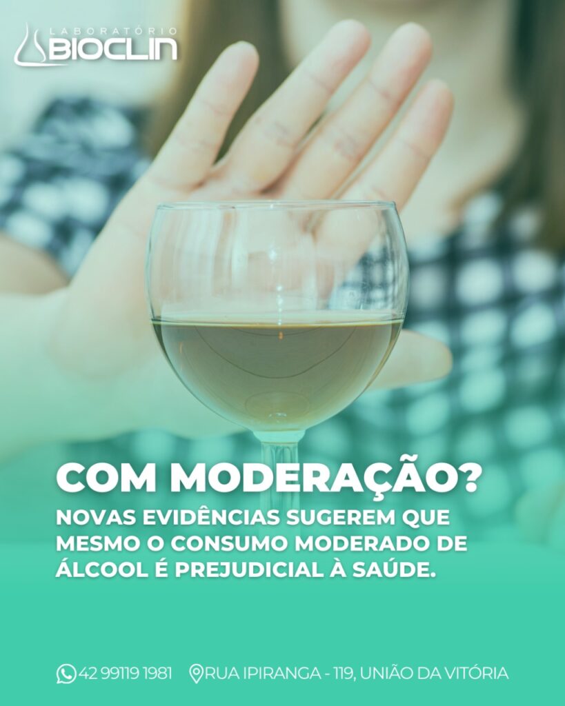 Consumo moderado de álcool e os prejuízos a saúde